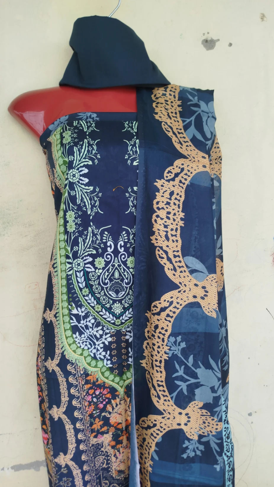 Zamzam Printed Unstitched Three Piece